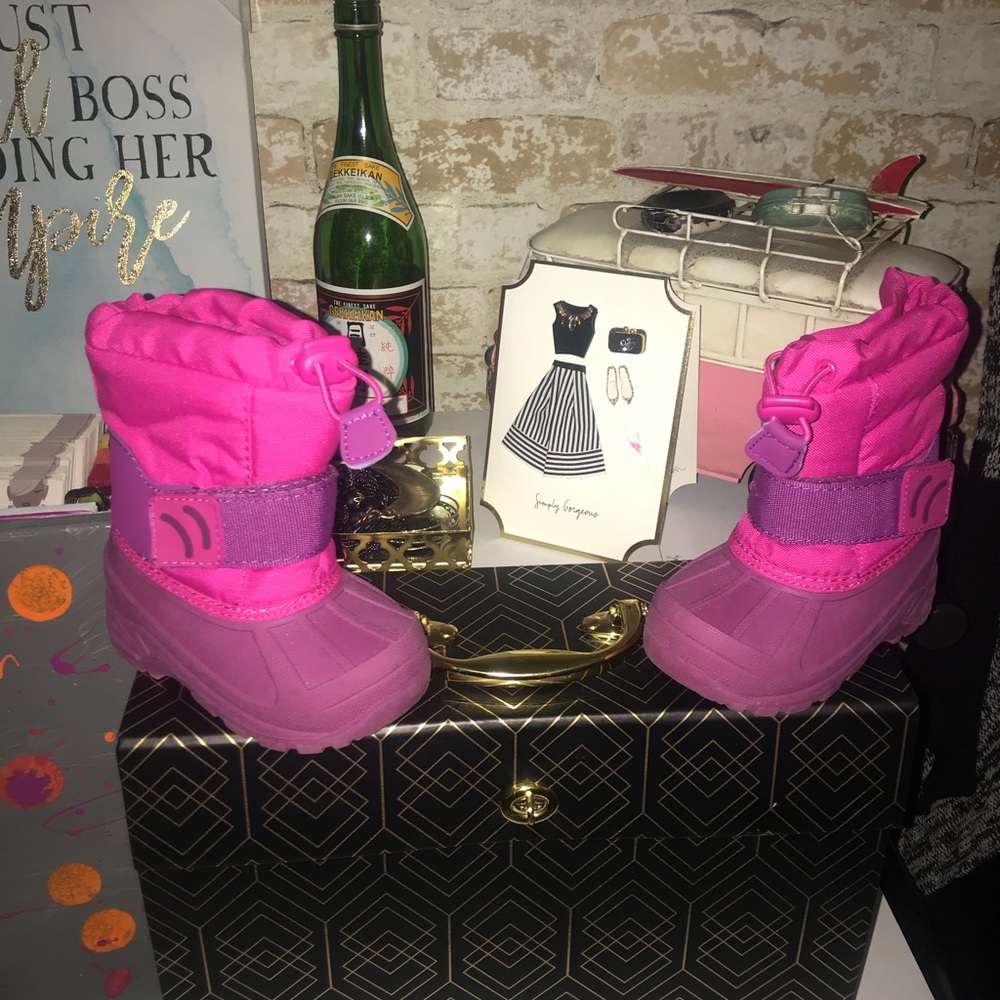 Toddler girl snow boots